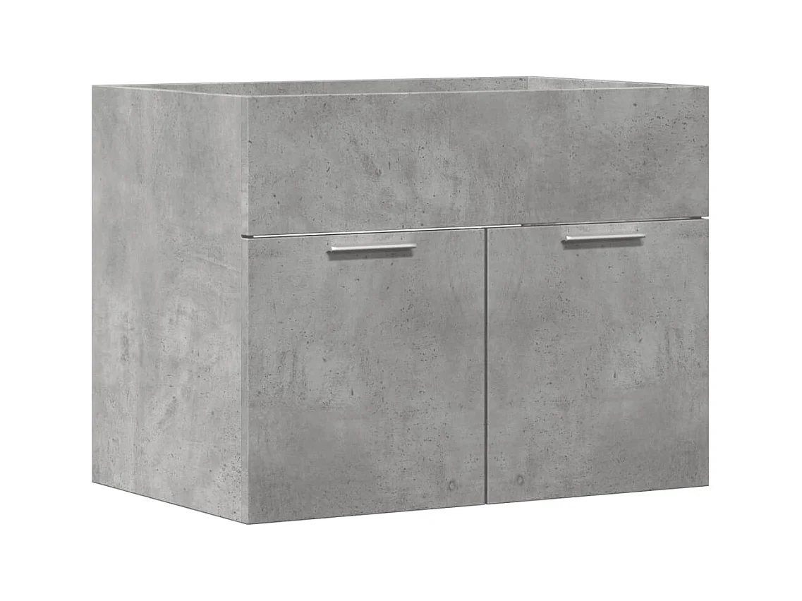 Betongrijze spoelbakkast 60x38,5x46 cm spaanplaat