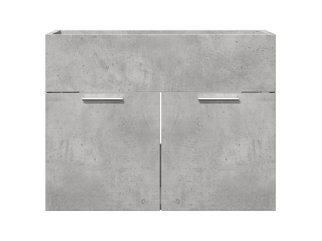 Betongrijze spoelbakkast 60x38,5x46 cm spaanplaat
