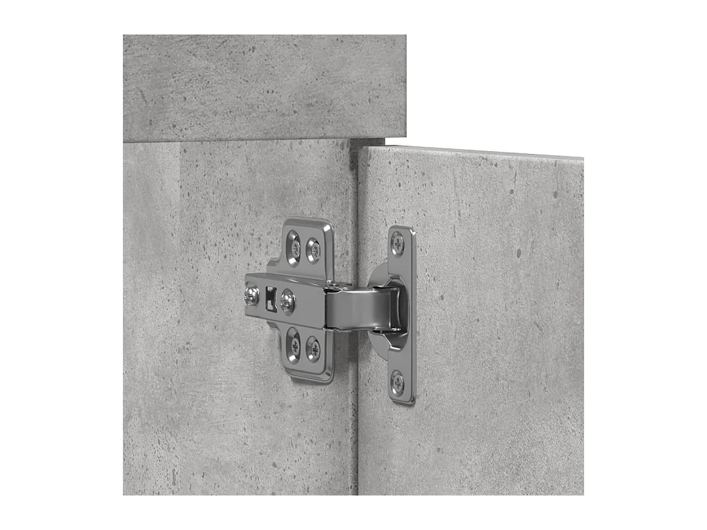 Betongrijze spoelbakkast 60x38,5x46 cm spaanplaat