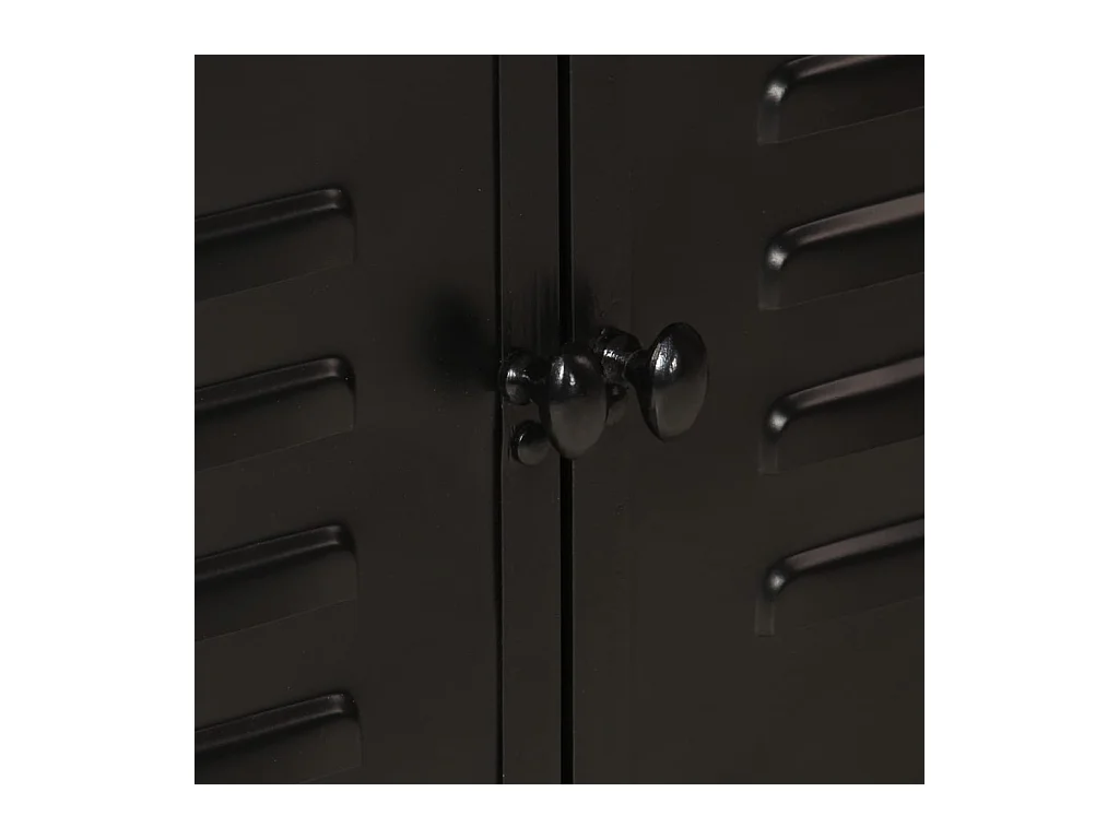 Badkamer wastafelkast van ijzer en mangohout