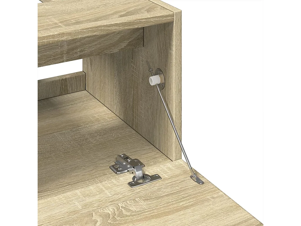Mueble lavabo roble Sonoma 40x37x59 cm madera de ingeniería