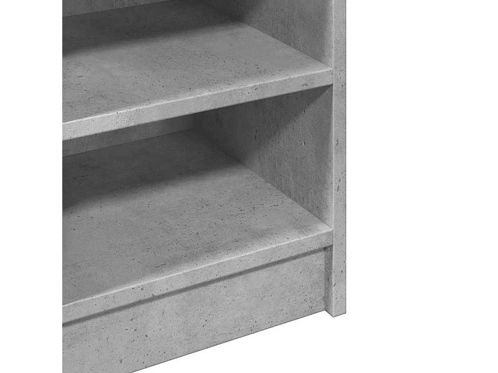 Mobile lavabo grigio cemento 90x29x55 cm in legno ingegnerizzato