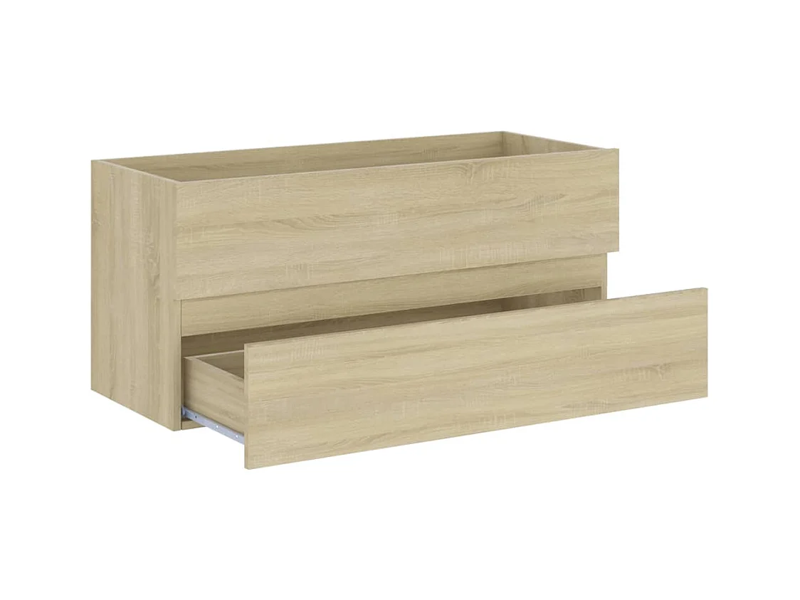 Sonoma Eiken Spoelbakkast 100x38,5x45 cm Technisch Hout