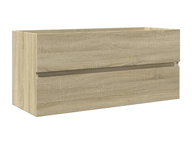 Mueble de baño para lavabo de roble Sonoma 100x38,5x45 cm