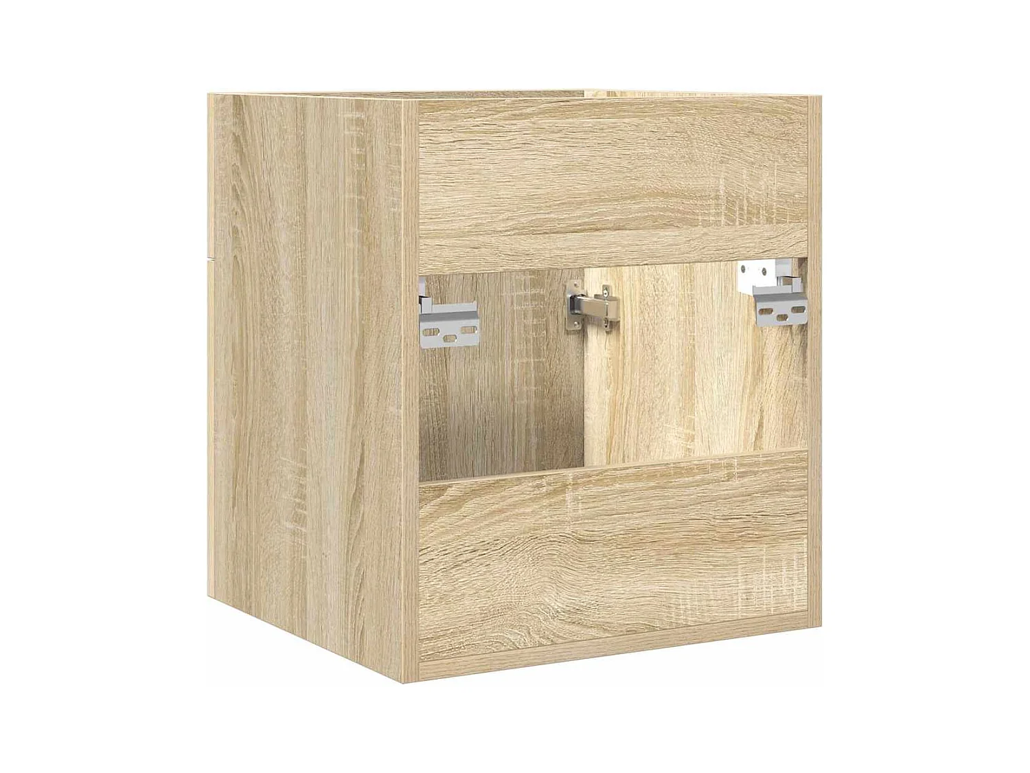 Armoire lavabo de salle de bain chêne sonoma 41x38,5x46 cm
