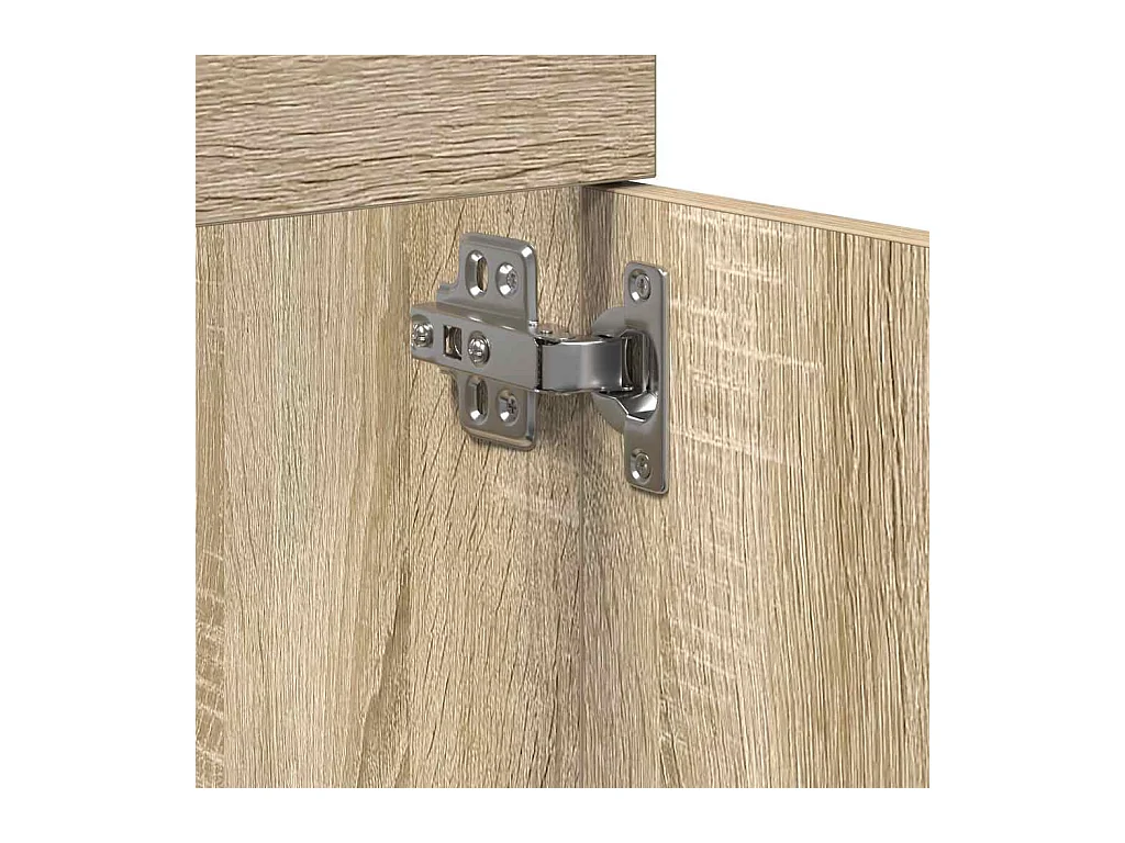 Armoire lavabo de salle de bain chêne sonoma 41x38,5x46 cm