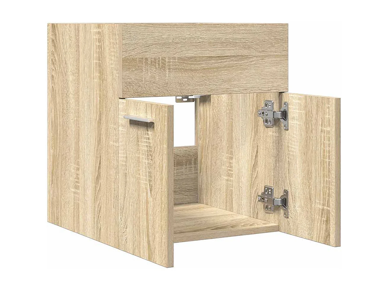 Armoire lavabo de salle de bain chêne sonoma 41x38,5x46 cm