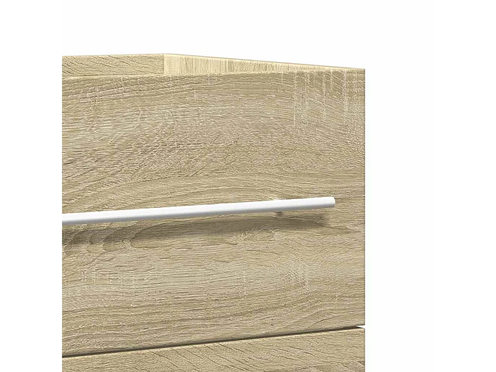 Armoire d'évier Chêne sonoma 100x38,5x48 cm Aggloméré