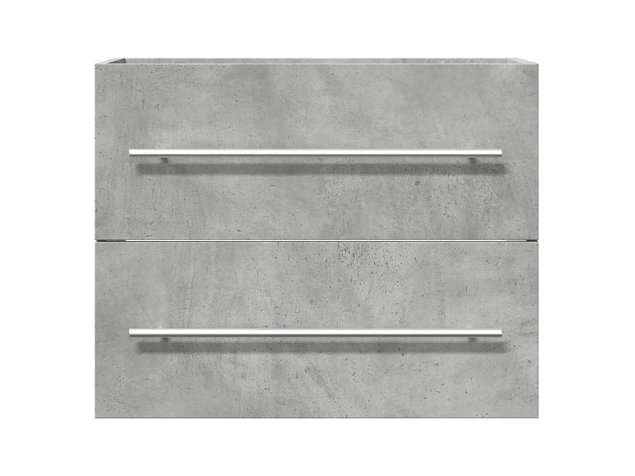 Betongrijze spoelbakkast 60x38,5x48 cm spaanplaat