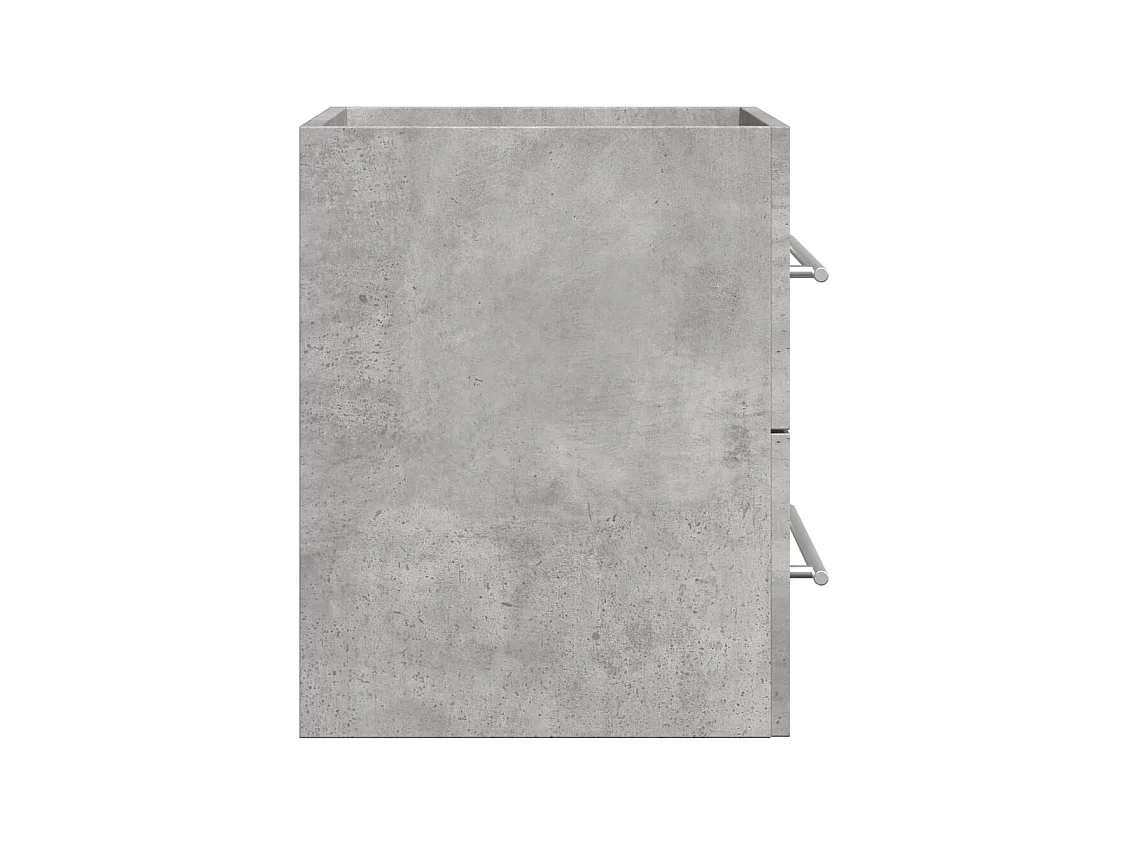 Betongrijze spoelbakkast 60x38,5x48 cm spaanplaat