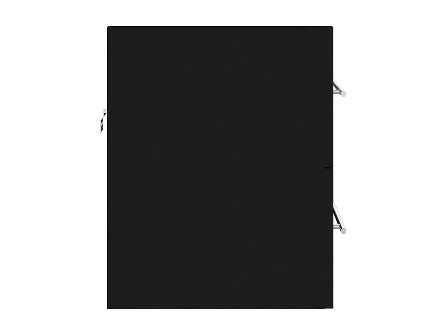 Mueble para lavabo negro de 60 x 38,5 x 48 cm de madera de ingeniería