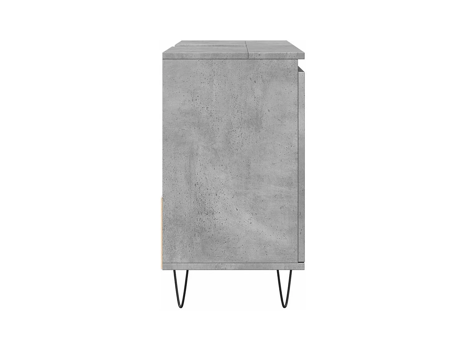 Betongrijs badkamer wastafelmeubel 65x33x60 cm