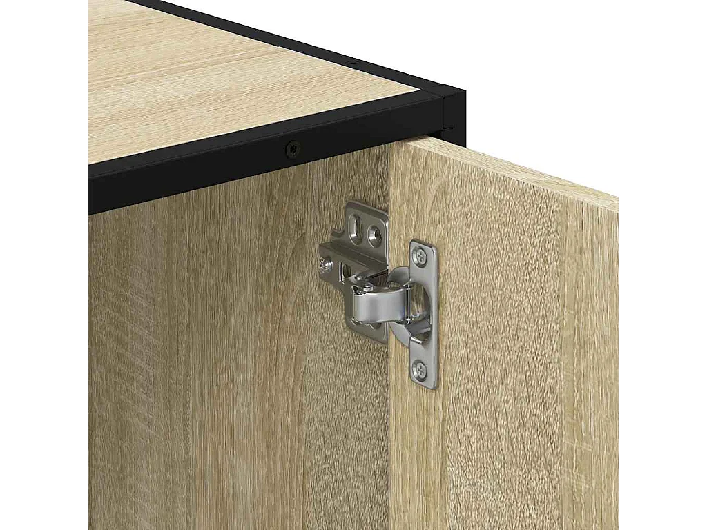 Mobile lavabo da bagno in rovere Sonoma 90x33x60 cm