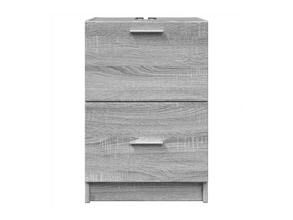 Sonoma grijze spoelbakkast 40x37x59 cm bewerkt hout