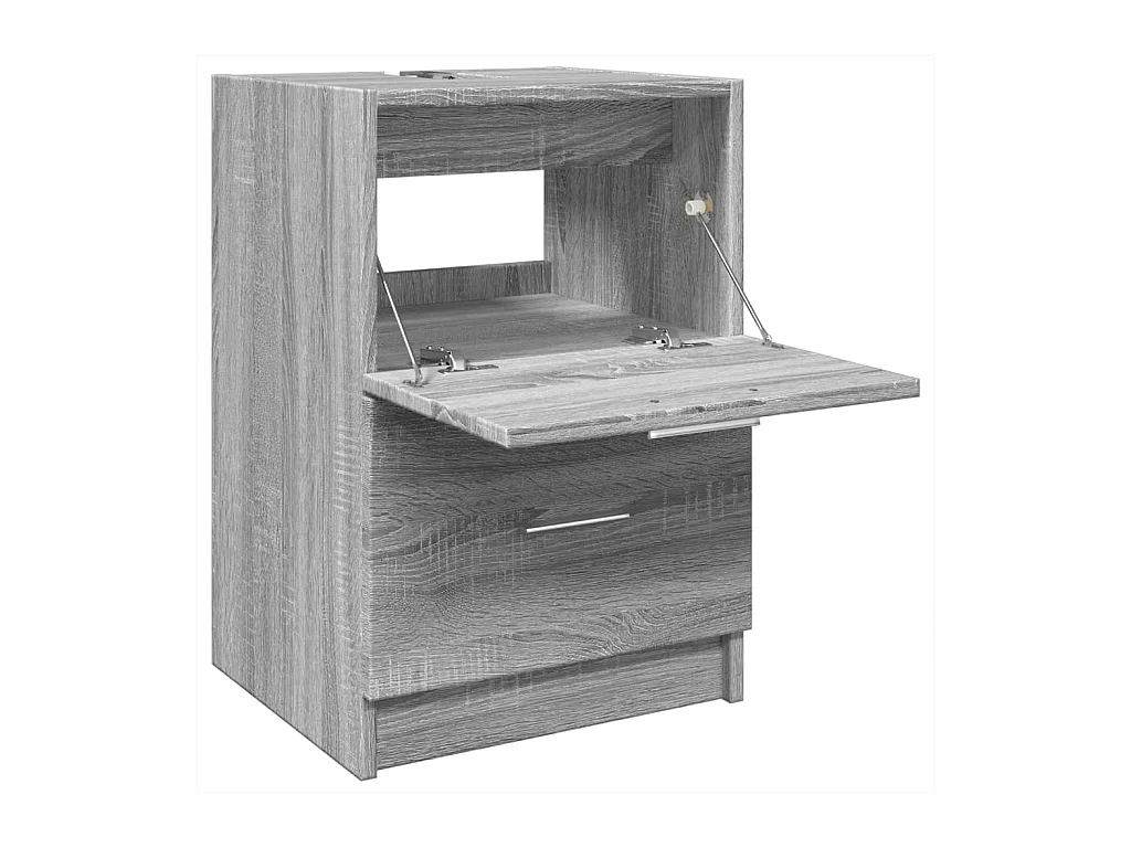 Sonoma grijze spoelbakkast 40x37x59 cm bewerkt hout