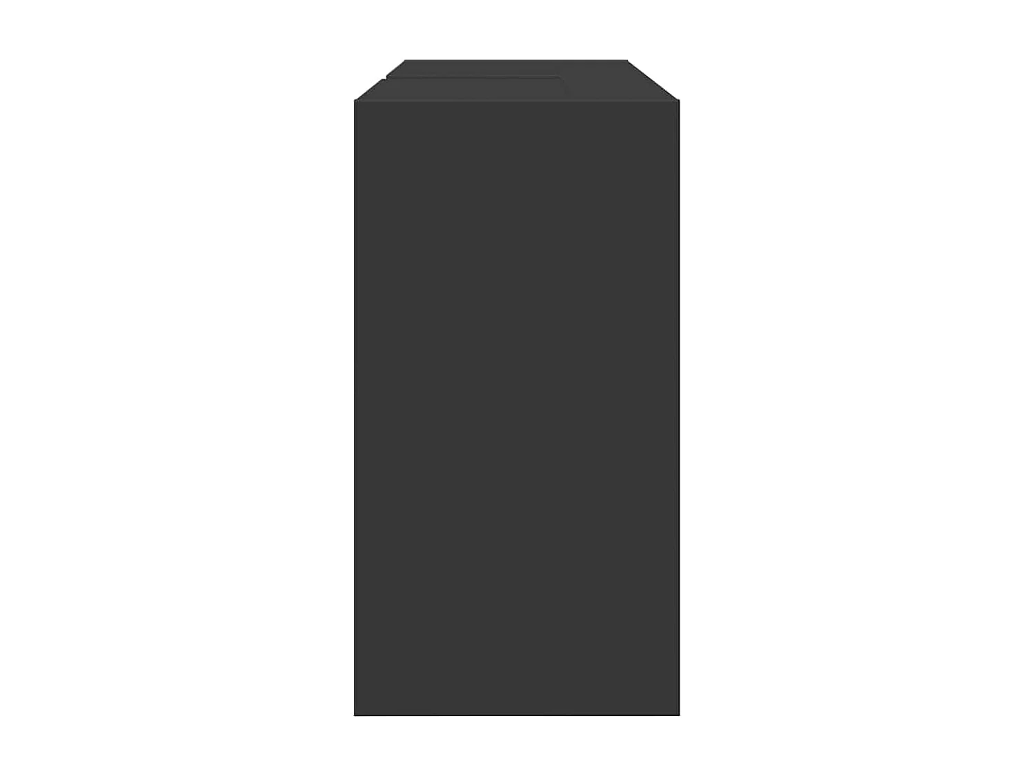 Mobile lavabo nero 90x29x55 cm in legno ingegnerizzato