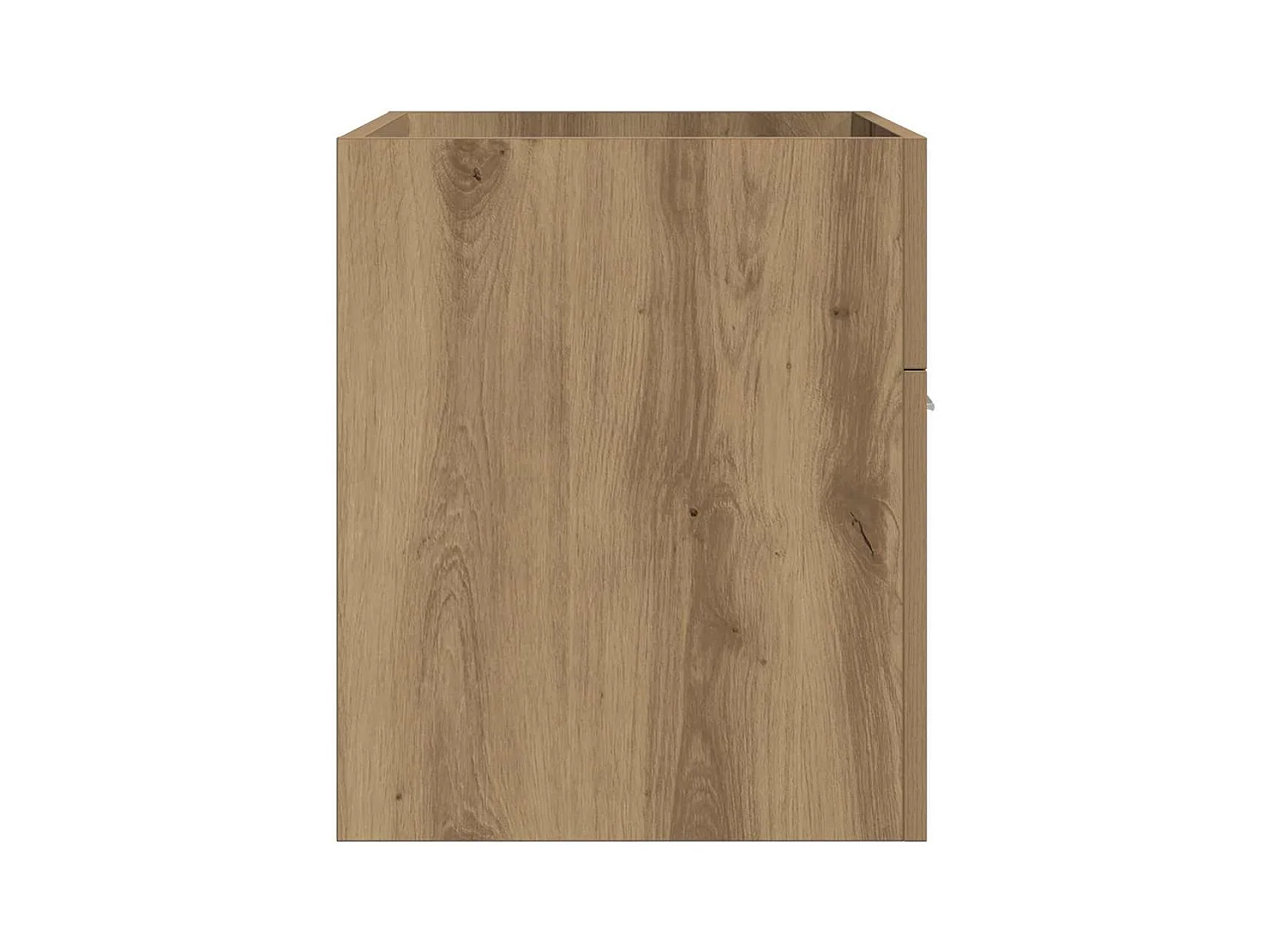 Badkamer wastafelkast handgemaakt eikenhout