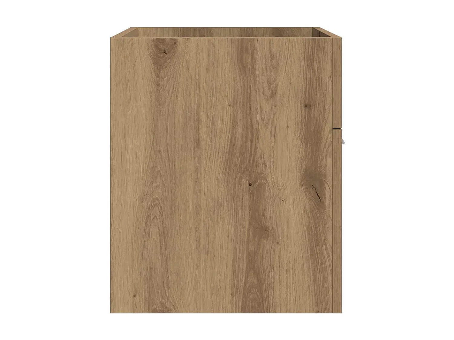 Badkamer wastafelkast handgemaakt eikenhout