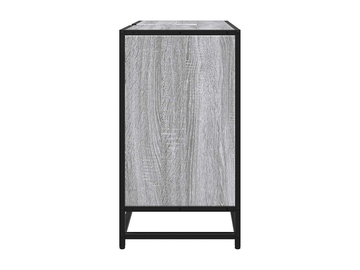 Armoire de lavabo de salle de bain sonoma gris 65x33x60 cm