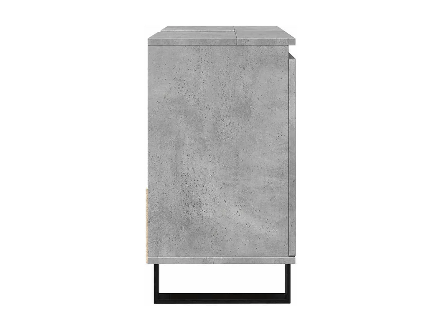 Betongrijs badkamer wastafelmeubel 65x33x60 cm