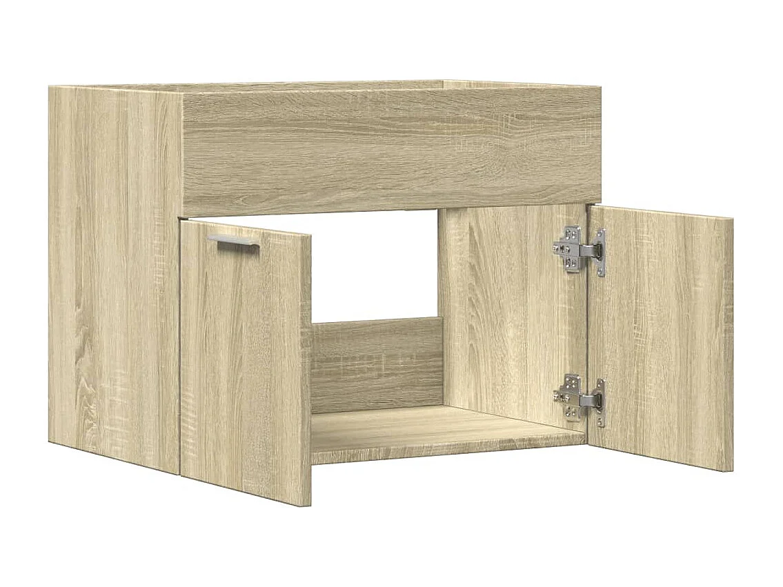 Mobile lavabo in rovere Sonoma 60x38,5x46 cm in truciolato