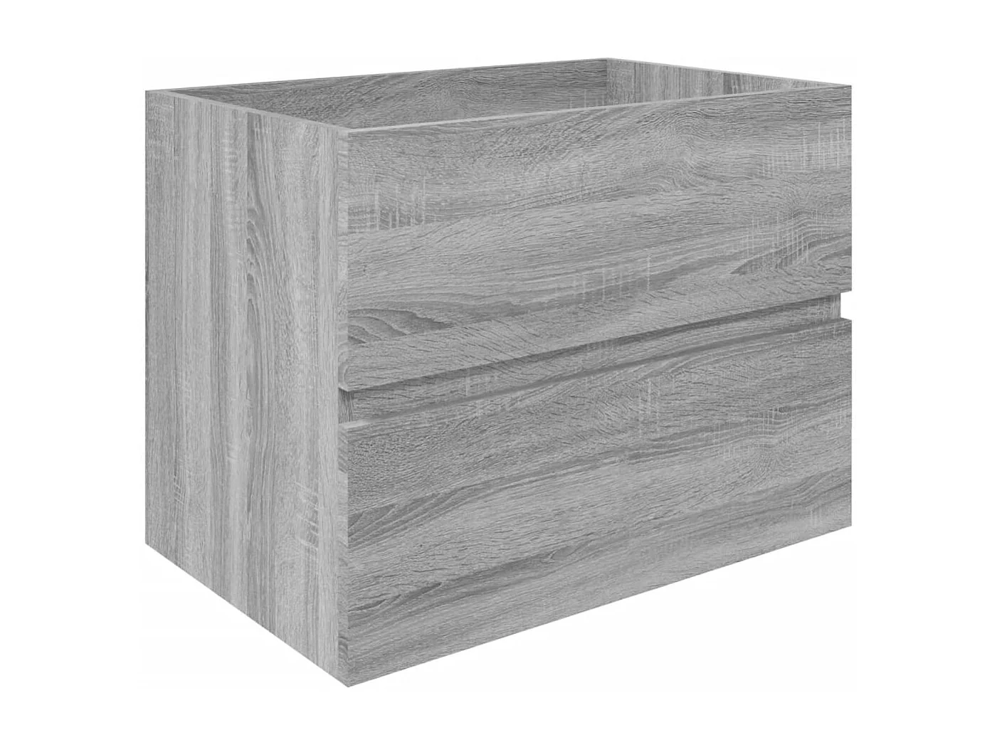 Mueble para lavabo Sonoma gris 60x38,5x45 cm Madera de ingeniería