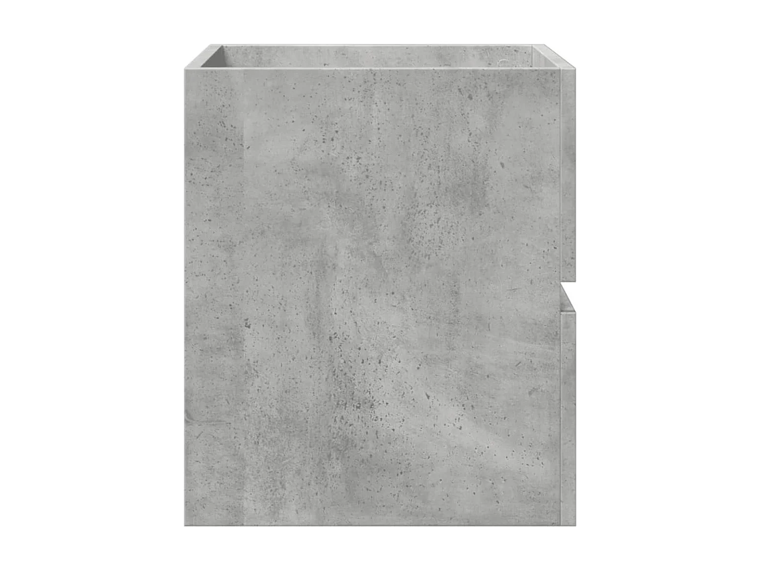 Betongrijze spoelbakkast 41x38,5x45 cm bewerkt hout