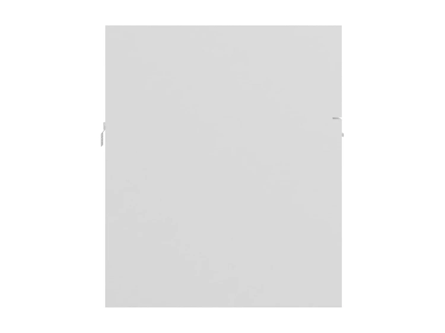 Mobile lavabo bianco 80x38,5x46 cm in legno ingegnerizzato