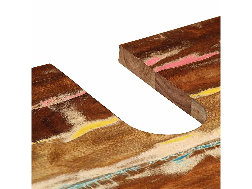 Waschbeckenunterschrank 62x33x58 cm Altholz und Holzwerkstoff