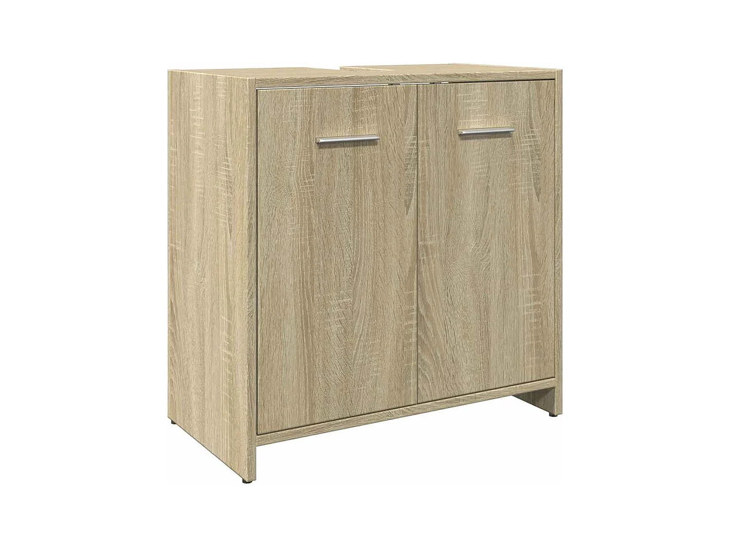Mueble de baño para lavabo de roble Sonoma 60x33x60 cm