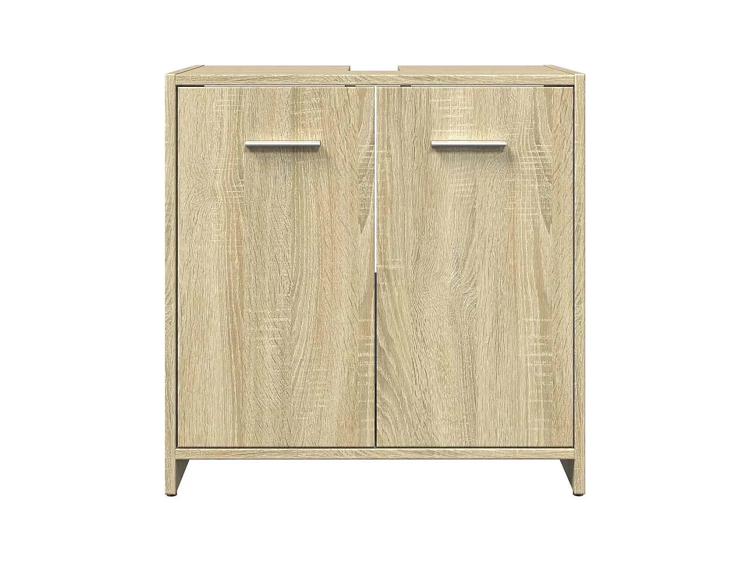 Mueble de baño para lavabo de roble Sonoma 60x33x60 cm