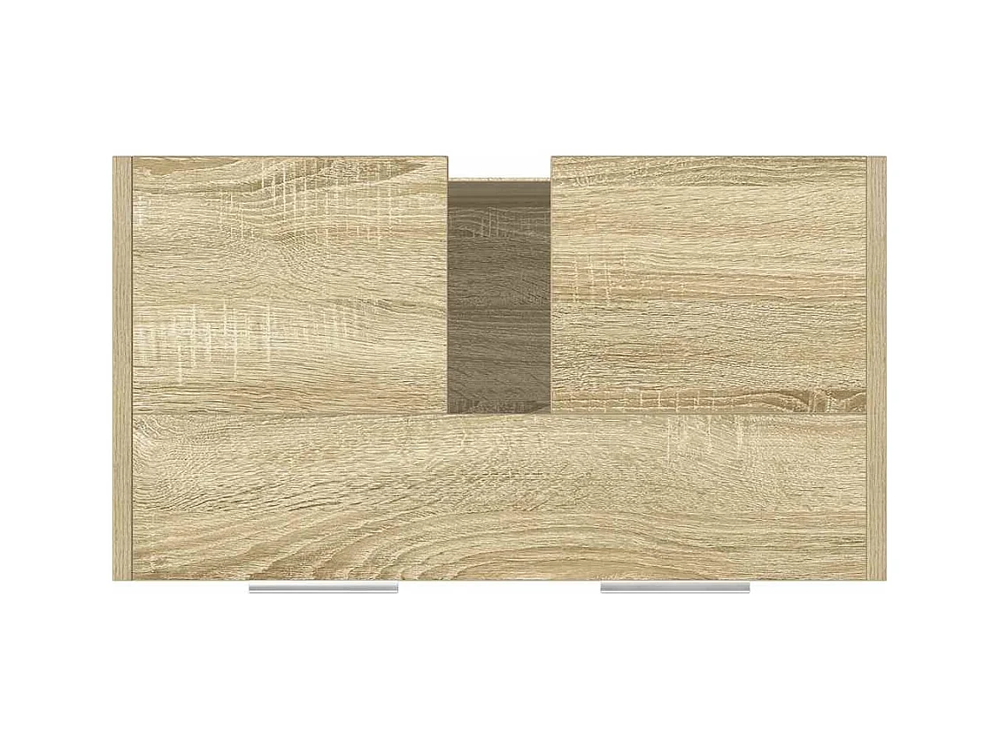 Mueble de baño para lavabo de roble Sonoma 60x33x60 cm