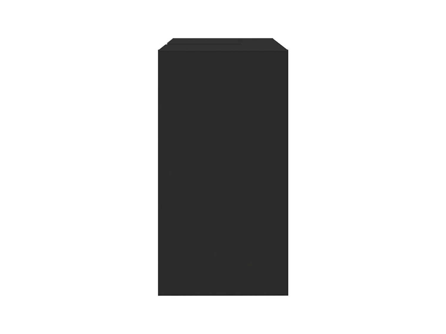 Zwarte wastafelkast 63x29x55 cm bewerkt hout