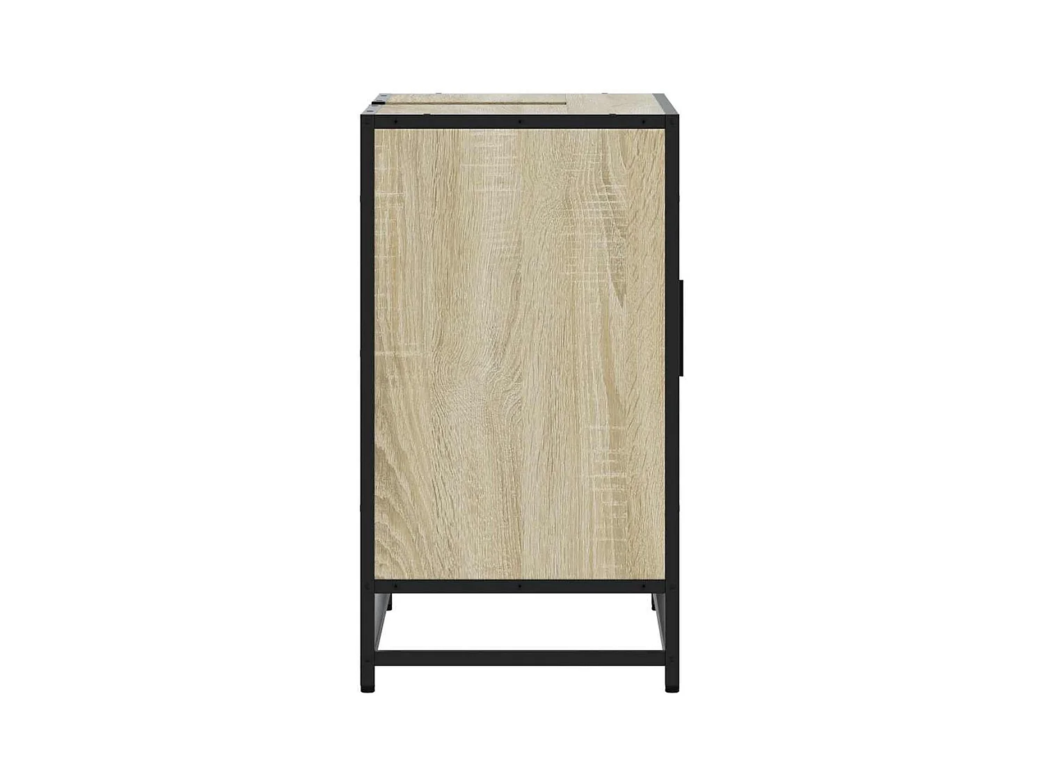 Armoire lavabo de salle de bain chêne sonoma bois d'ingénierie