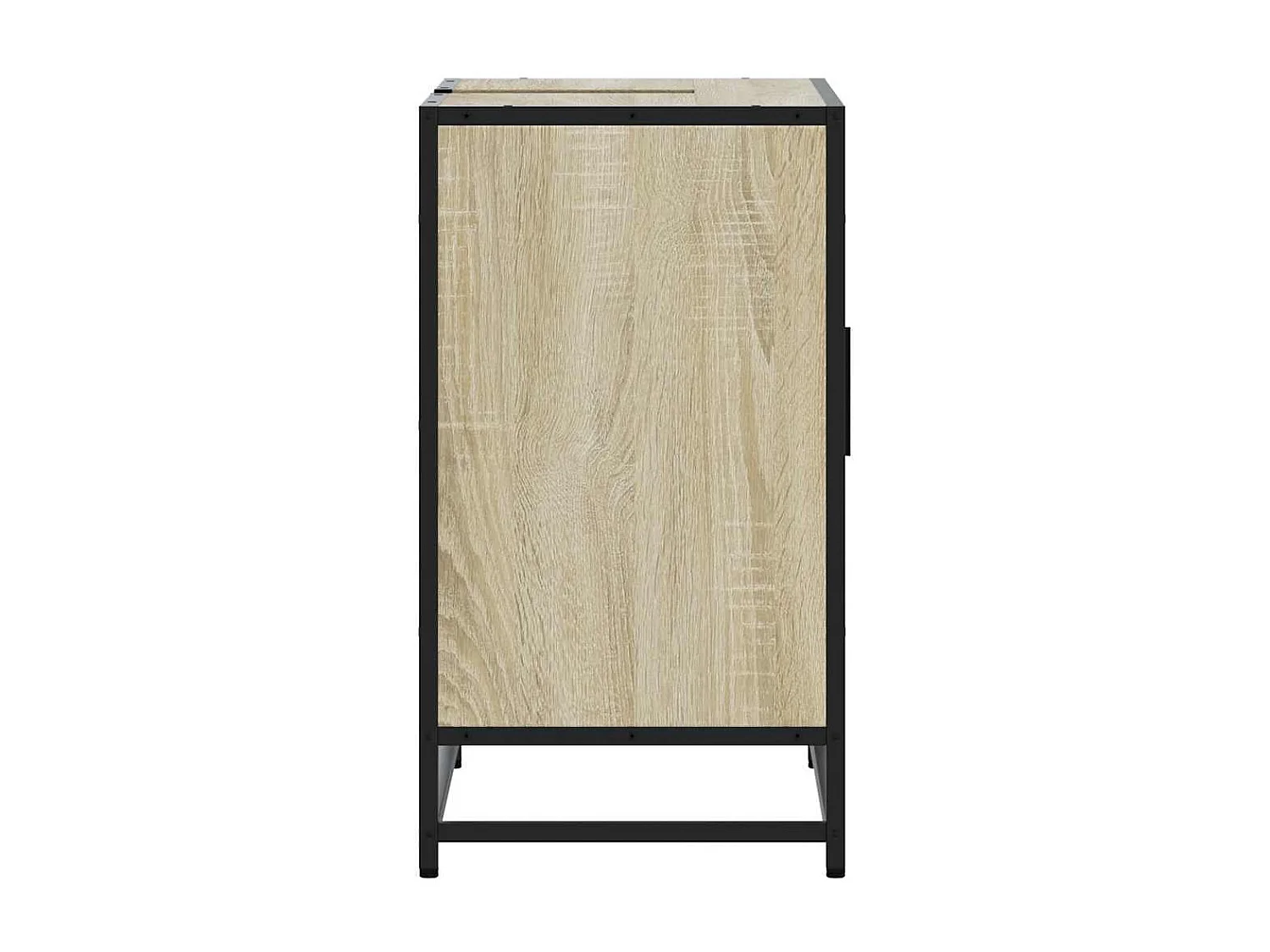 Armoire lavabo de salle de bain chêne sonoma bois d'ingénierie