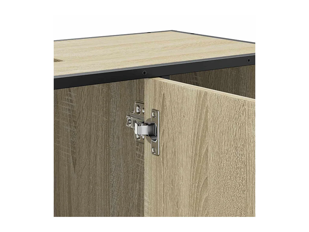 Sonoma eikenhouten wastafelkast voor in de badkamer