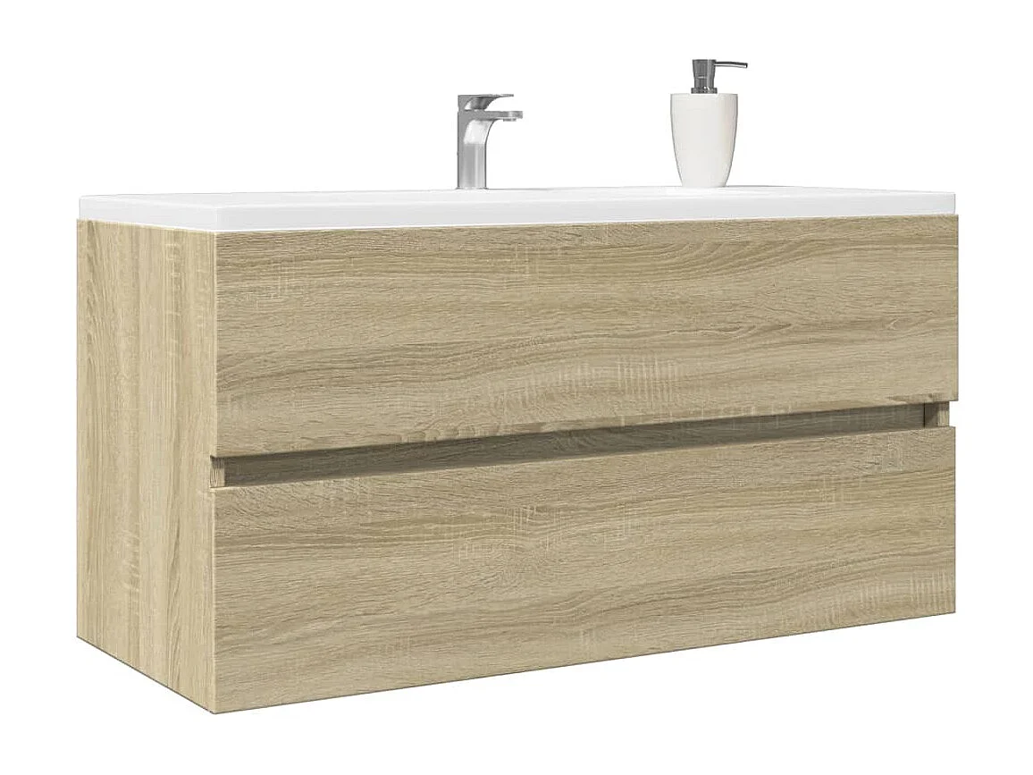 Sonoma Eiken Spoelbakkast 90x38,5x45 cm Spaanplaat