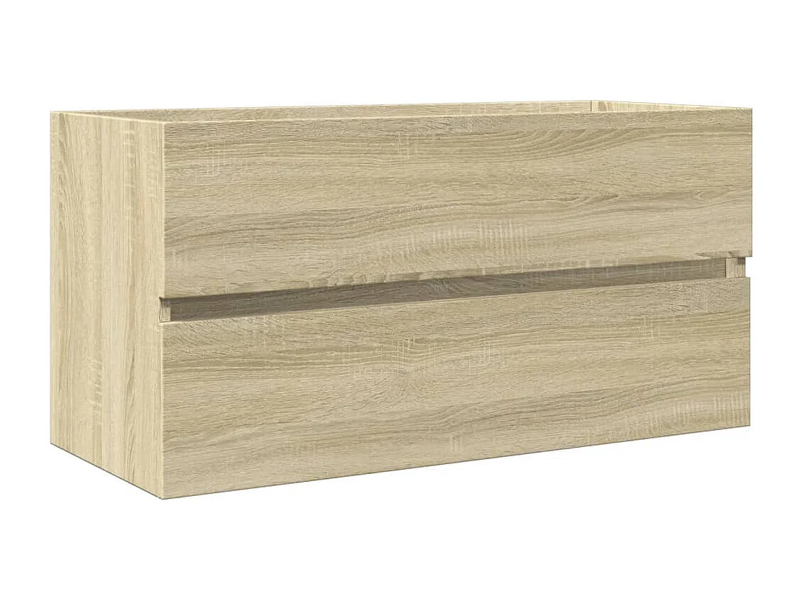 Mueble para fregadero de roble Sonoma 90x38,5x45 cm aglomerado