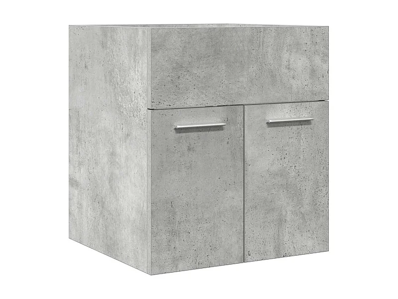 Betongrijs badkamer wastafelmeubel 41x38,5x46 cm