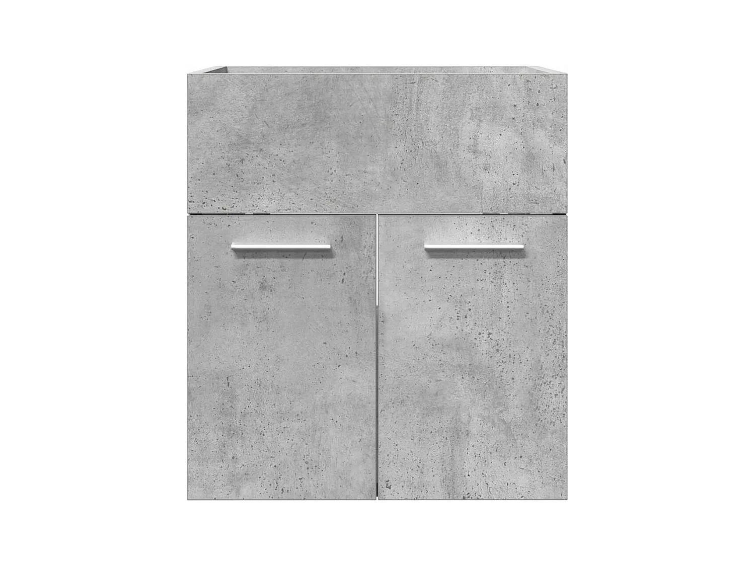 Betongrijs badkamer wastafelmeubel 41x38,5x46 cm