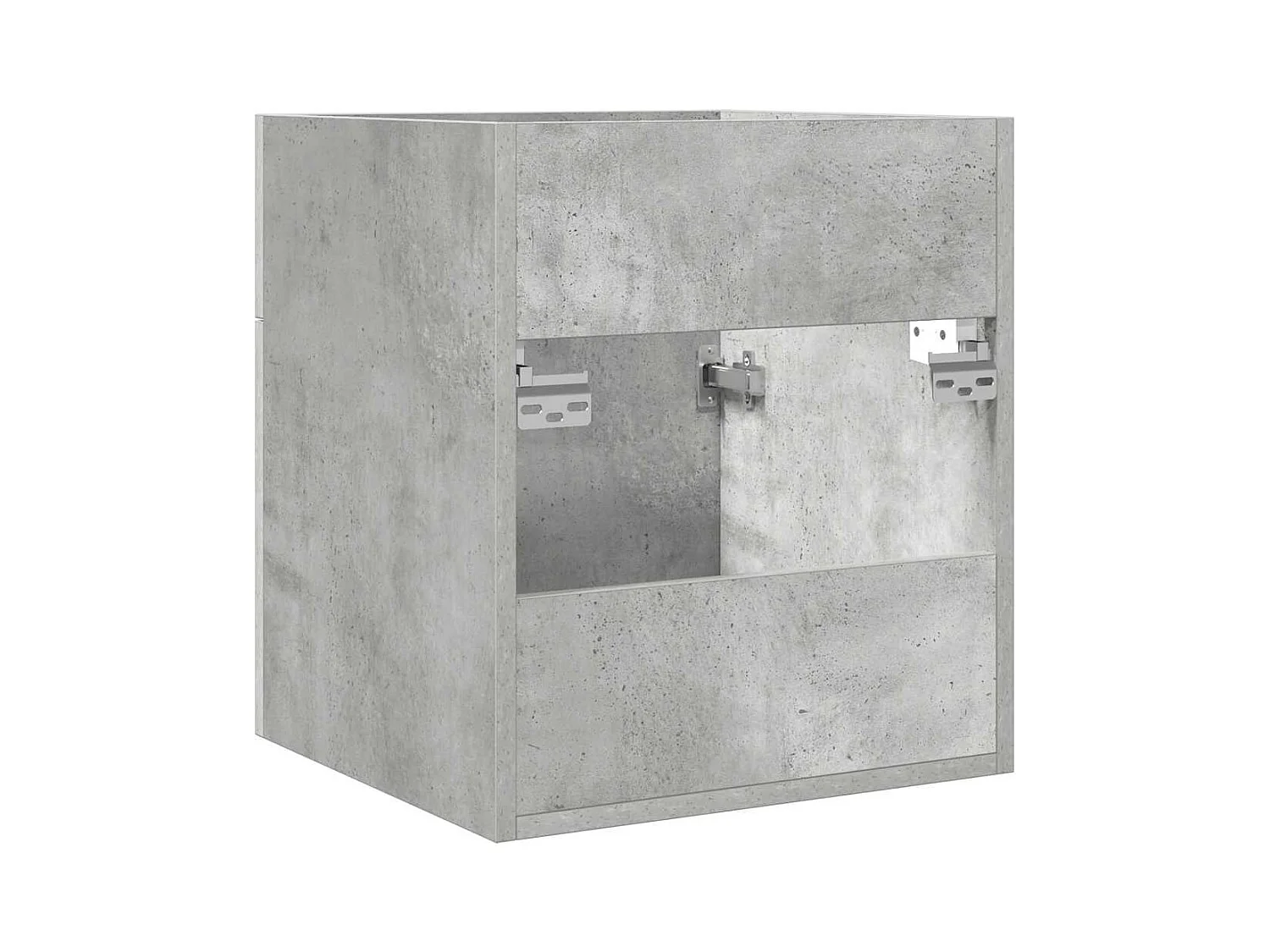 Betongrijs badkamer wastafelmeubel 41x38,5x46 cm