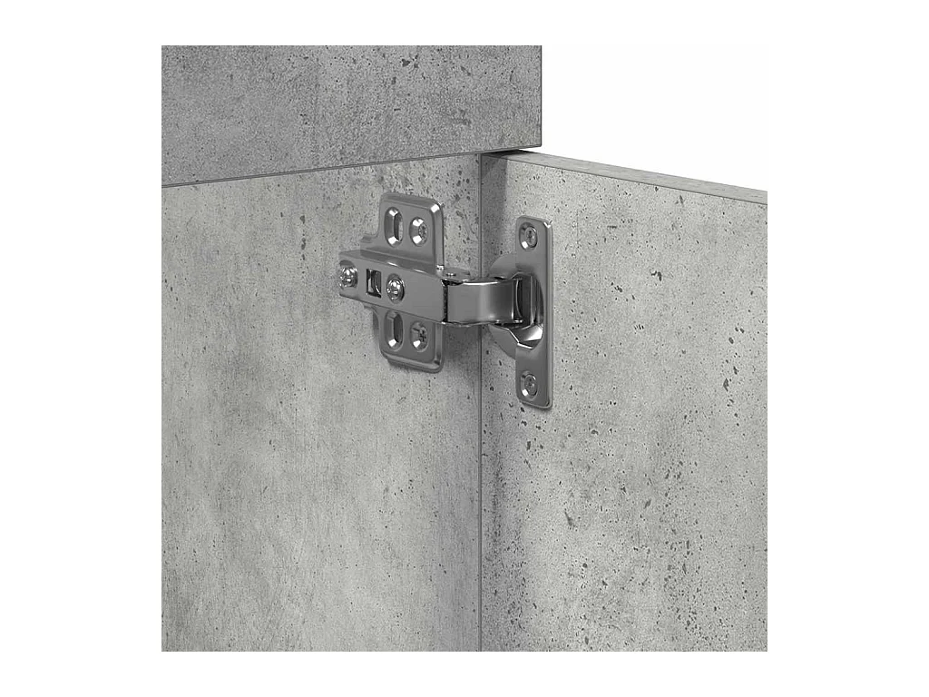 Betongrijs badkamer wastafelmeubel 41x38,5x46 cm