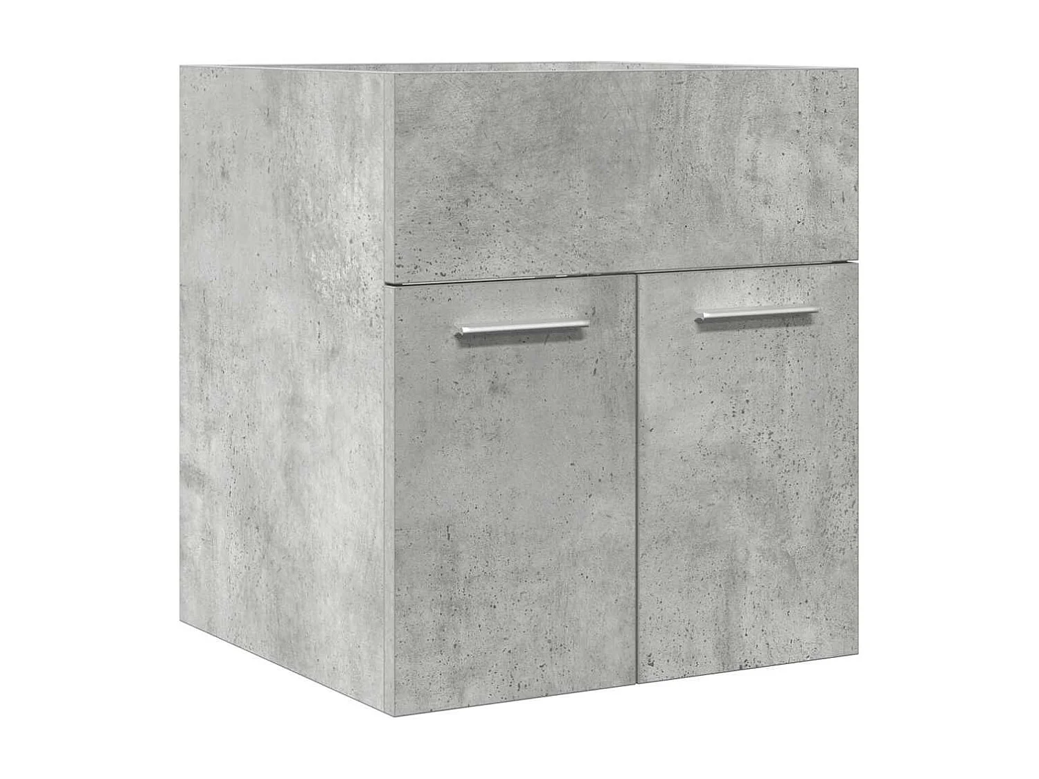 Betongrijs badkamer wastafelmeubel 41x38,5x46 cm