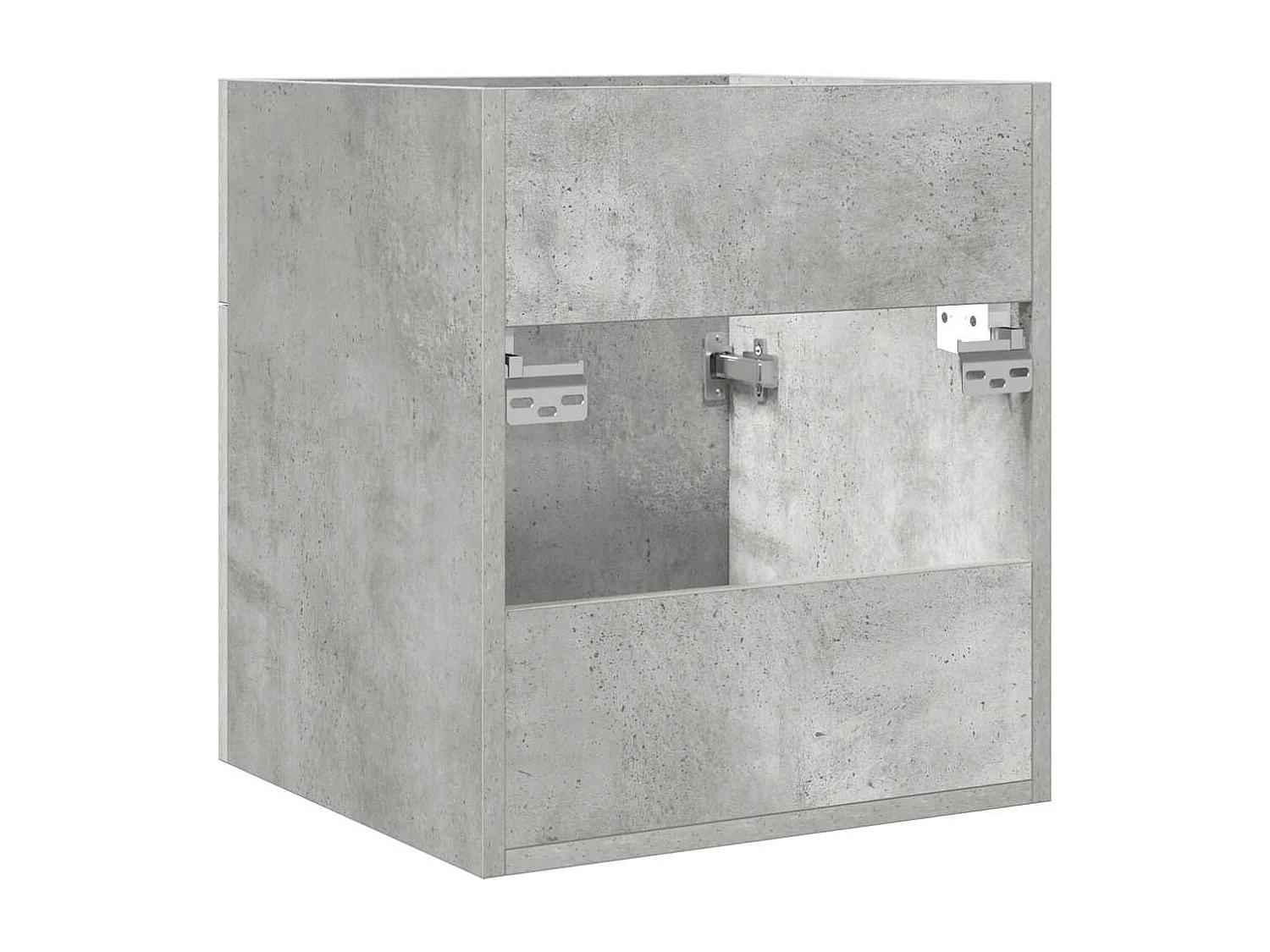 Betongrijs badkamer wastafelmeubel 41x38,5x46 cm