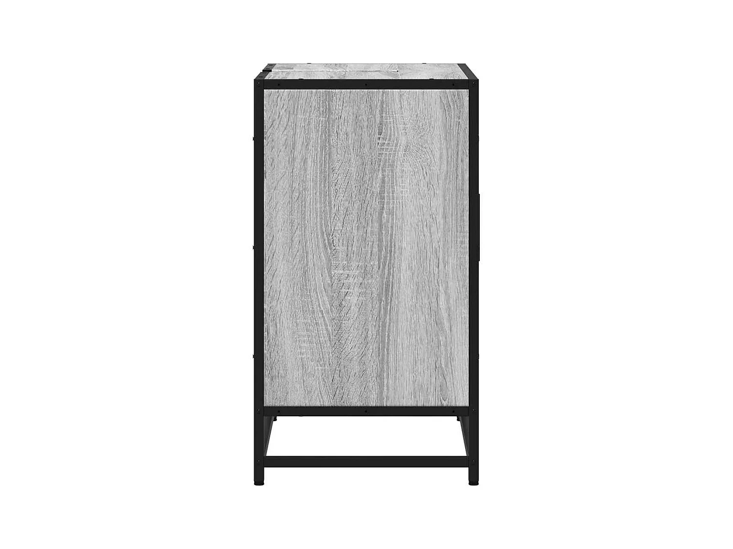 Armoire de lavabo de salle de bain sonoma gris 65x33x60 cm