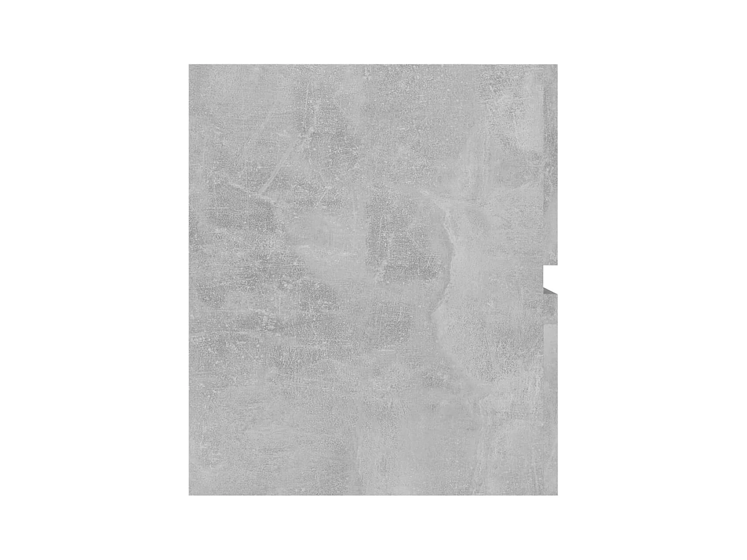 Betongrijze spoelbakkast 100x38,5x45 cm bewerkt hout