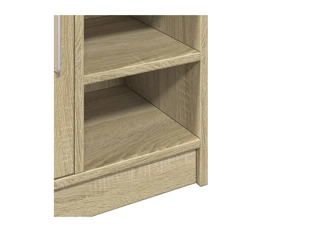 Mueble lavabo roble Sonoma 63x29x55 cm madera de ingeniería