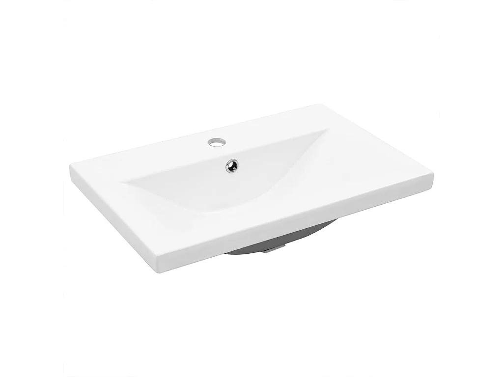 Mueble de baño con lavabo integrado en roble Sonoma