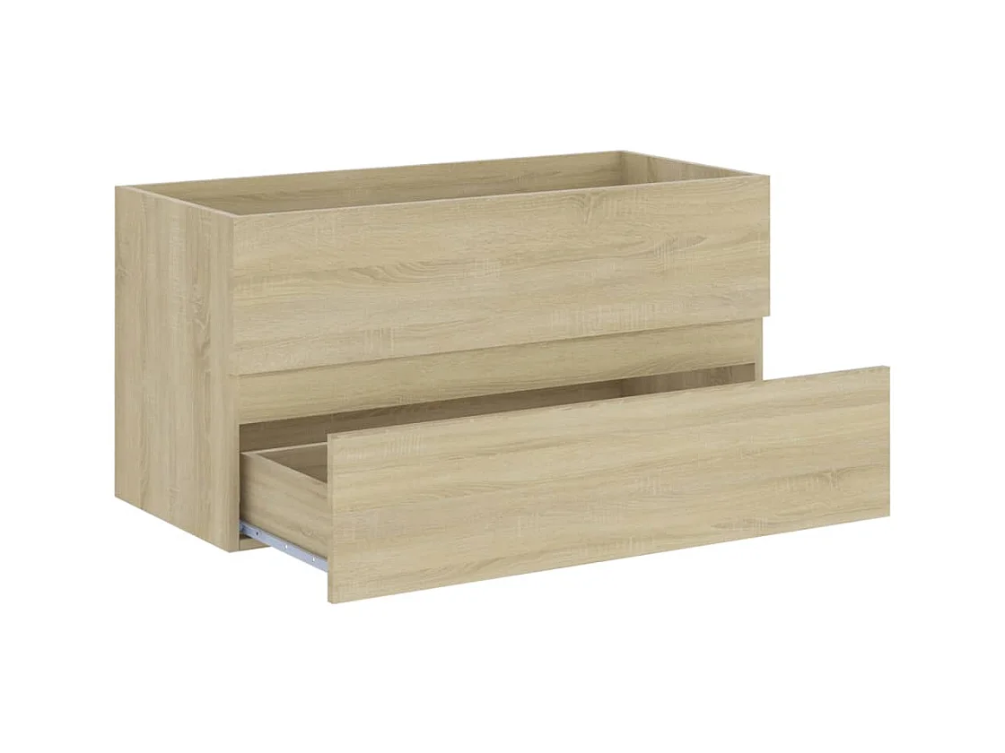 Sonoma Eiken Spoelbakkast 90x38,5x45 cm Technisch Hout
