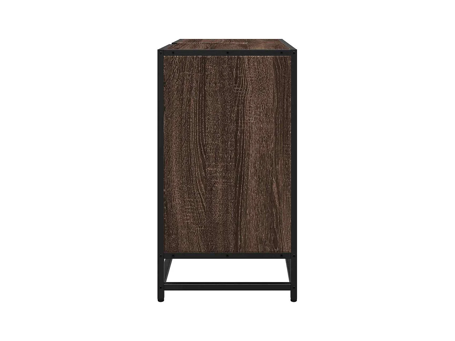 Armoire de lavabo de salle de bain chêne marron 65x33x60 cm